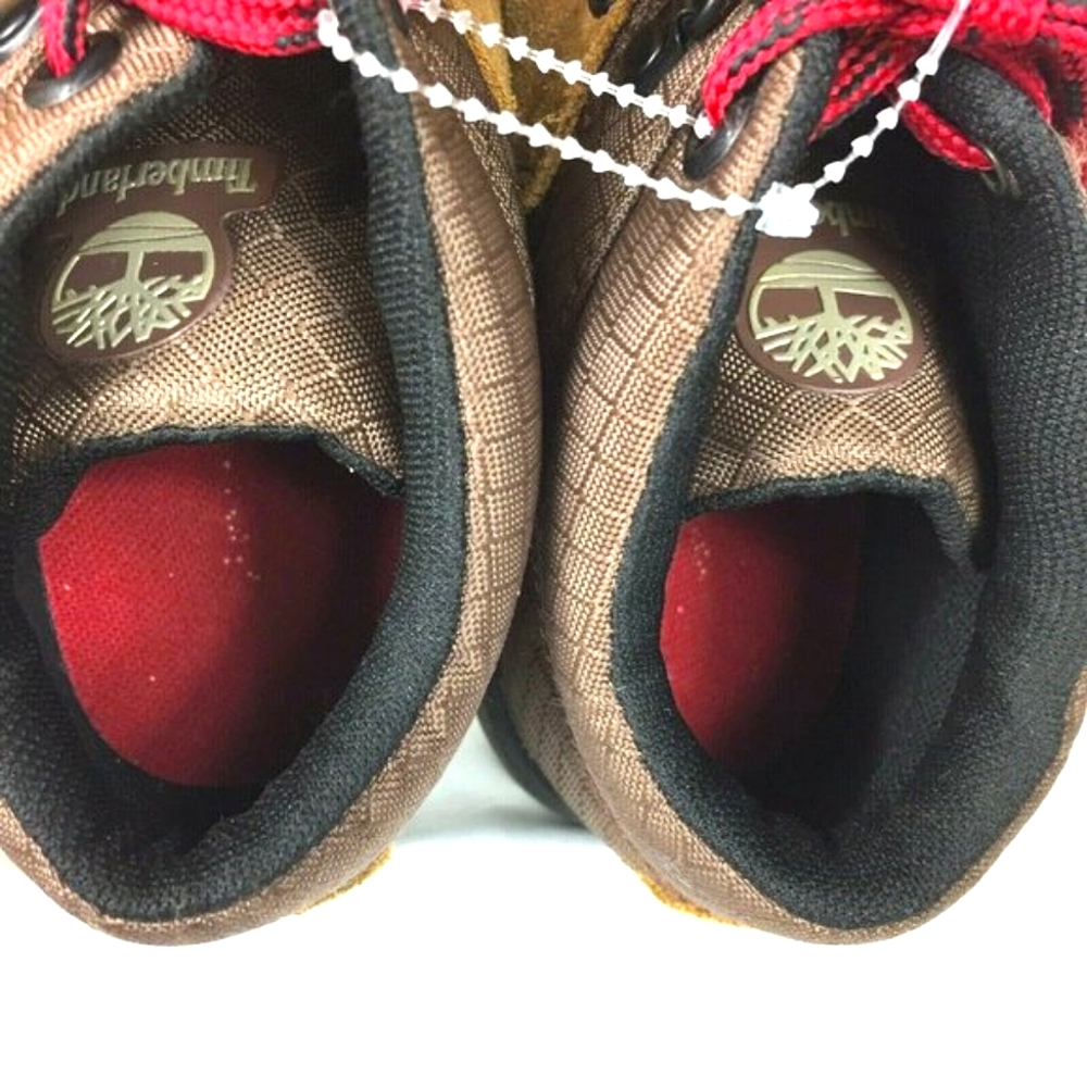 Timberland Suede Kids Youth Shoes size 3 Tan Brown Boots - Picture 7 of 11